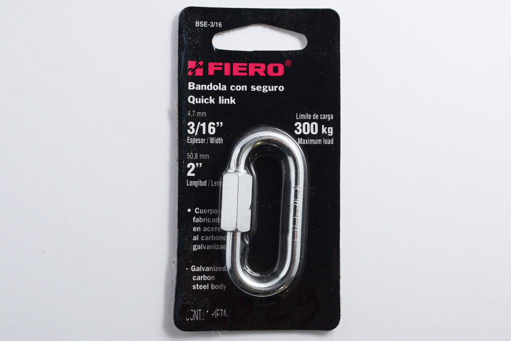 union cadena 6,2 mm  1/4