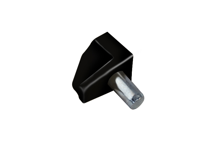 soporte rep plas metal negro
