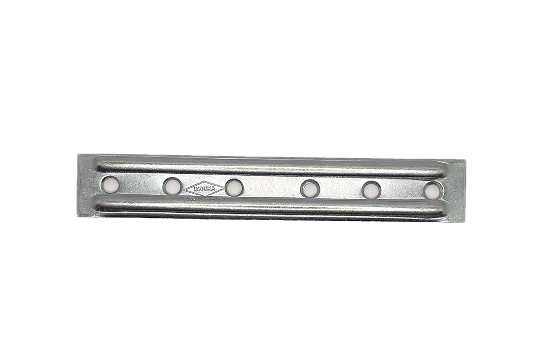 platina conector para cubierta zinc 5 "