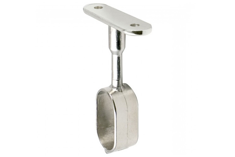 soporte barra oval central satin