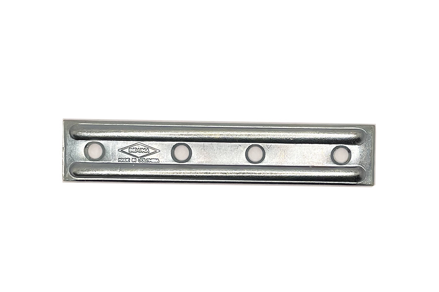 platina conector para cubierta zinc 4"